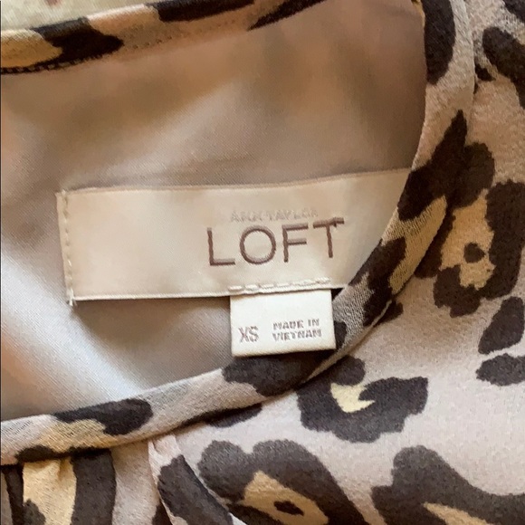NWT Leopard Ann Taylor LOFT Dress - Picture 3 of 8